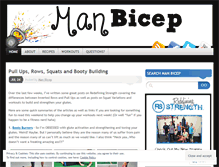 Tablet Screenshot of manbicep.com